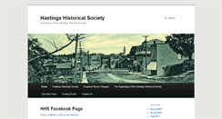 Desktop Screenshot of hastingshistoricalsociety.com