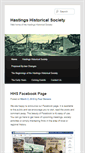 Mobile Screenshot of hastingshistoricalsociety.com
