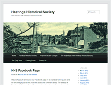 Tablet Screenshot of hastingshistoricalsociety.com